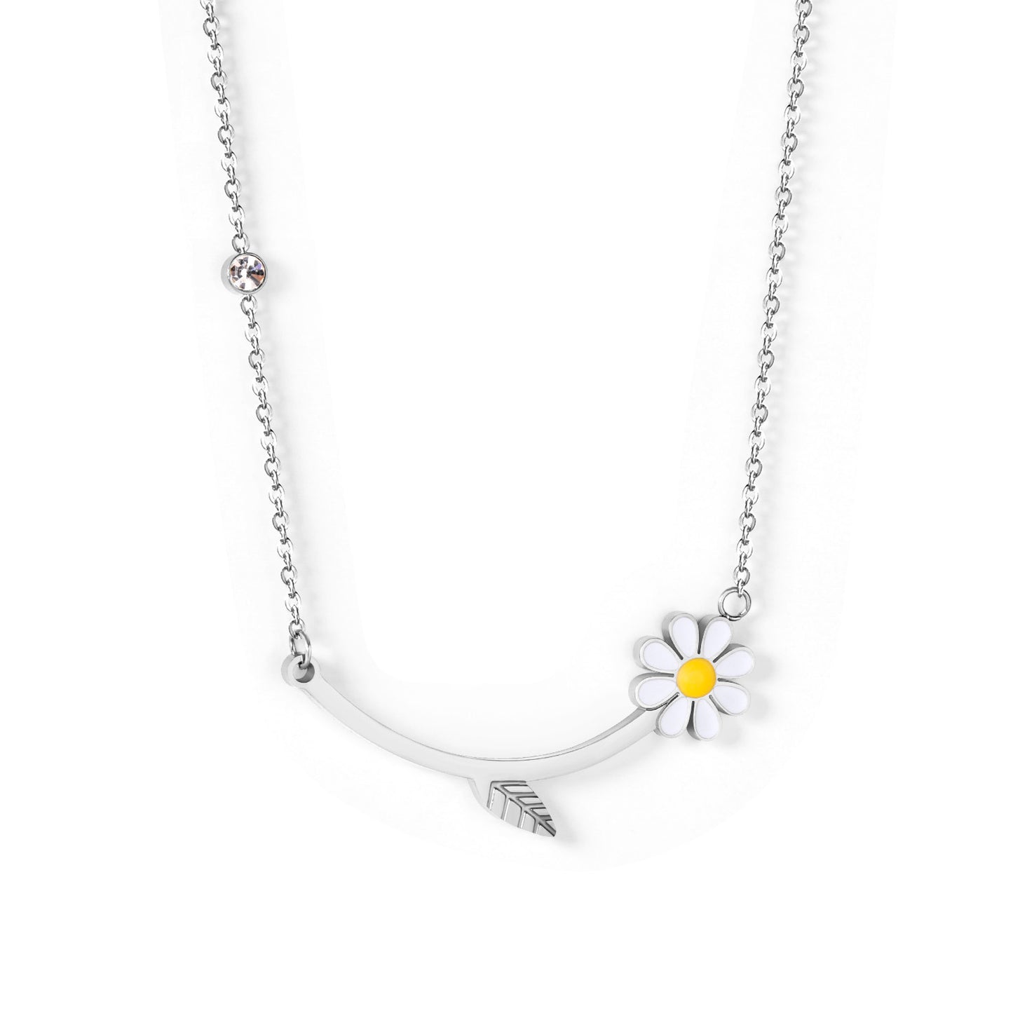 European And American INS Necklace Fashion Chrysanthemum