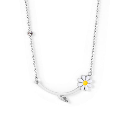 European And American INS Necklace Fashion Chrysanthemum