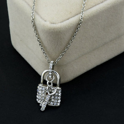 New Korean Style Pendant Fashion Key Lock Necklace