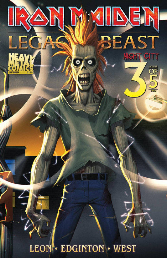Heavy Metal - Iron Maiden Legacy of the Beast v2: Night City #3 Cvr A Navigator Games: Default Title