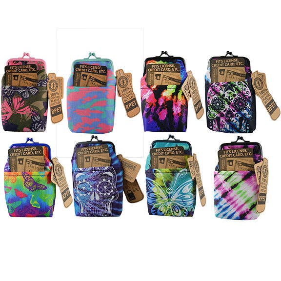 Novelty Closeout - Smokezilla RPET Cigarette Pouch Assortment- 8/Pack