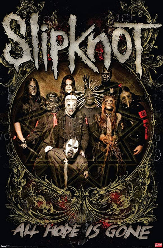 Posters Wholesale - Slipknot All Hope Is Gone Album Cover Heavy Metal Music: Cardboard Back & Clear Bag