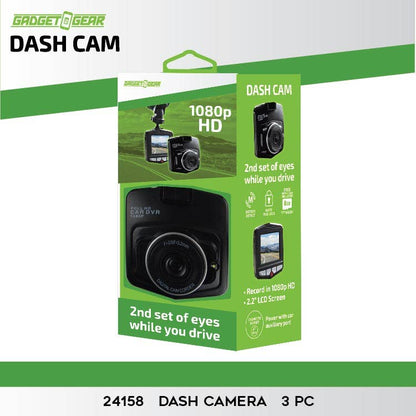 Novelty Closeout - Gadget Gear Dash Cam with SD Card- 3/Pack: Closeout Price