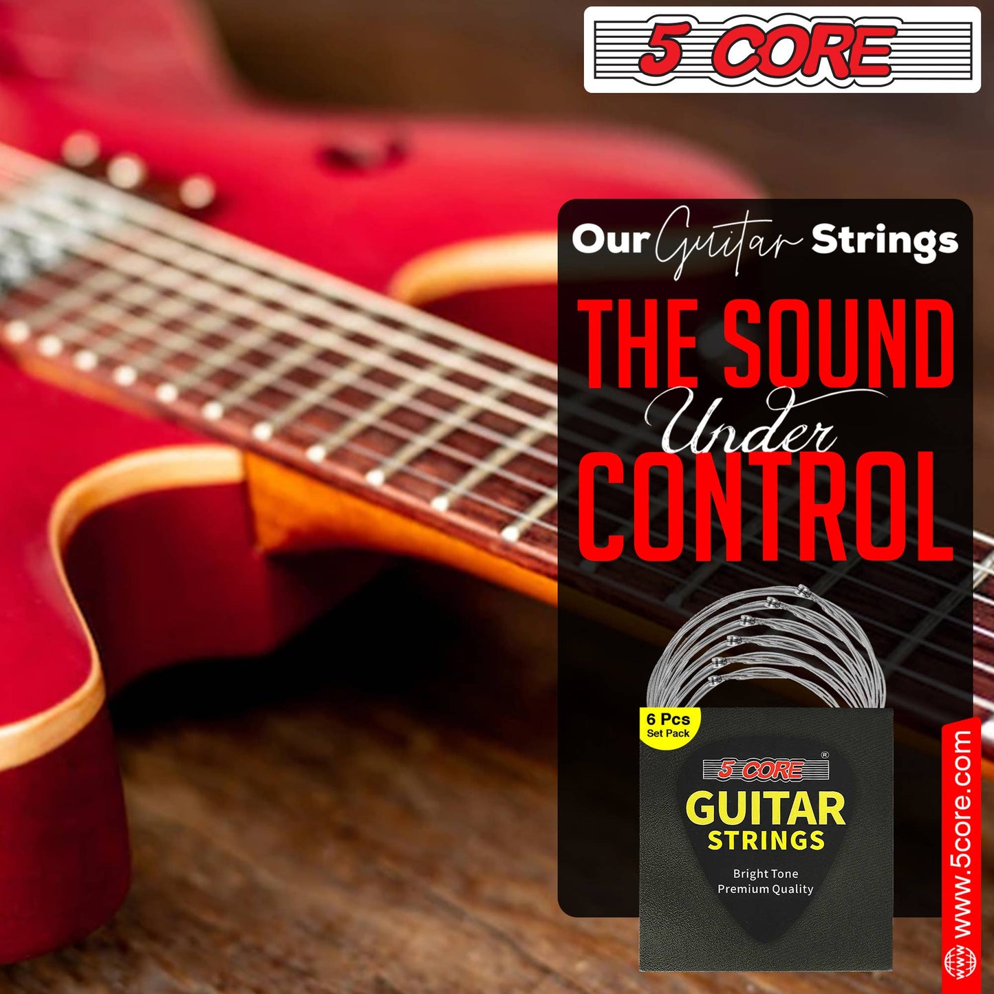 5 Core Inc. - 5Core Electric Guitar Strings Gauge w Deep Bright Tone