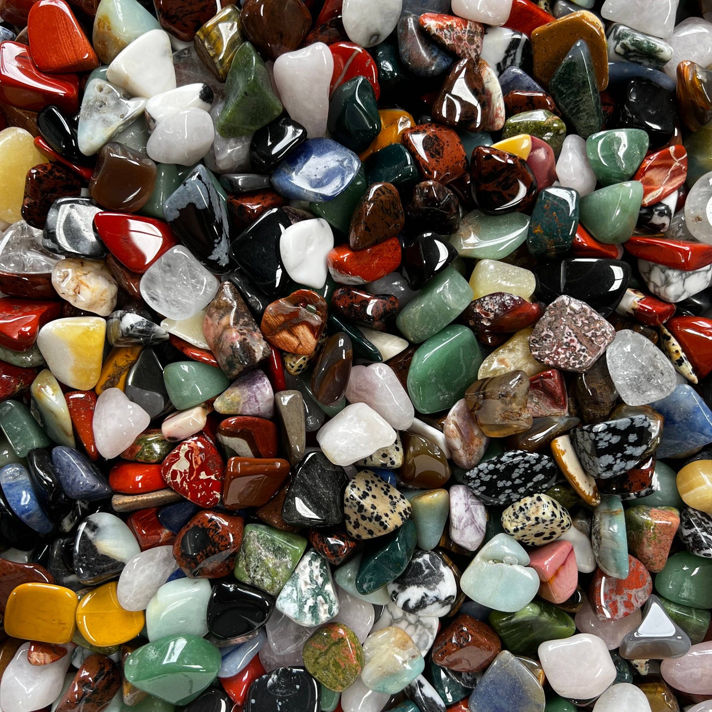 Craftstones - Natural Gemstone Mix (China): SM 12-20 mm, 180-250 pcs/lb