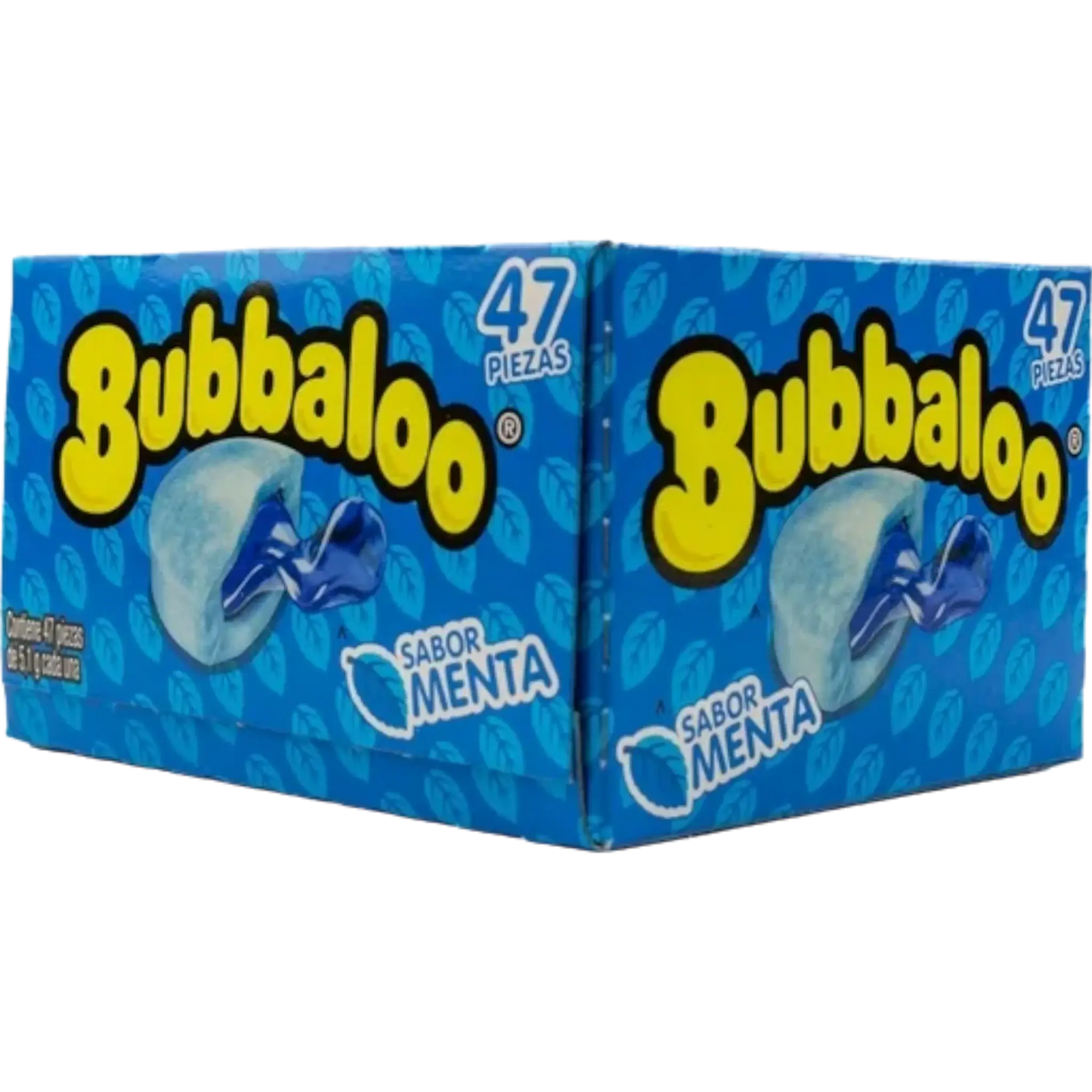 Food Crush Corp - Bubbaloo Mint Chewing Gum Mexican Candy (Cases of 47)