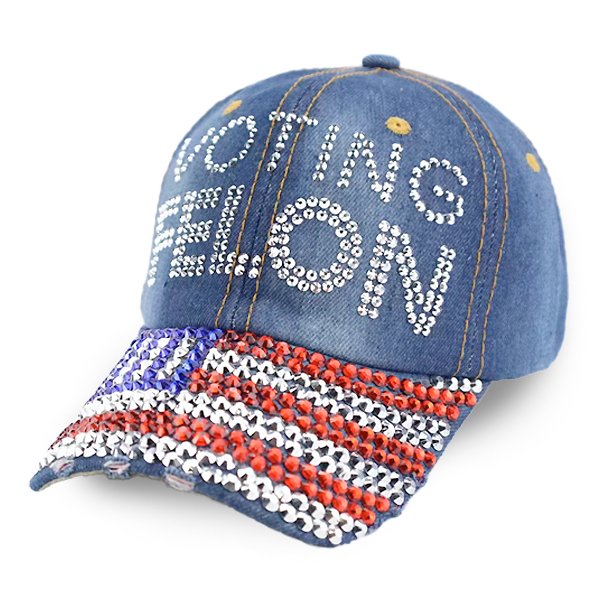I Love My Freedom - Voting Felon - Bedazzled Hat - 2703
