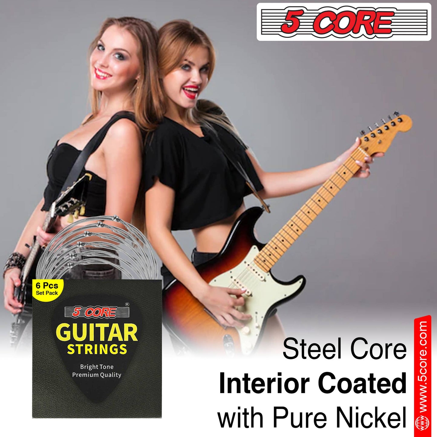 5 Core Inc. - 5Core Electric Guitar Strings Gauge w Deep Bright Tone