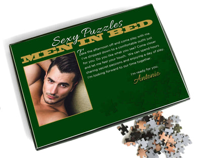 Little Genie Productions - ***SALE*** Sexy Men in Bed Puzzle - Antonio