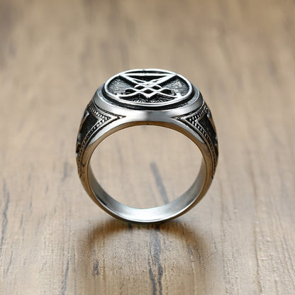 Men's Steel Titanium Steel Ring