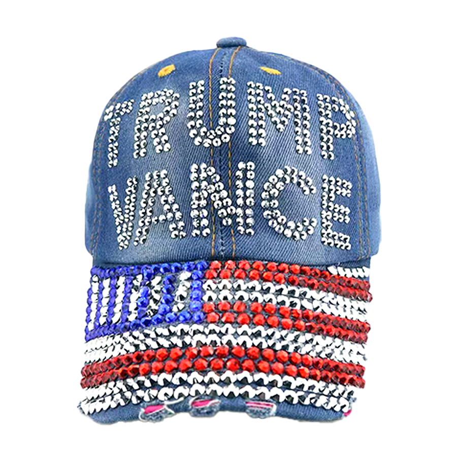 I Love My Freedom - Trump Vance Bedazzled Hat - 2879