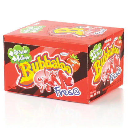 Food Crush Corp - Bubbaloo Fresa Chewing Gum Mexican Candy (Cases of 47)