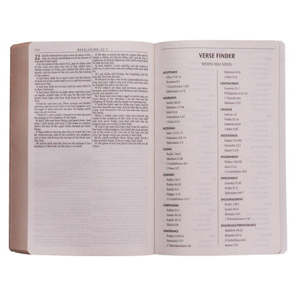 Christian Art Gifts - KJV Bible Gift & Award Faux Leather, Tan