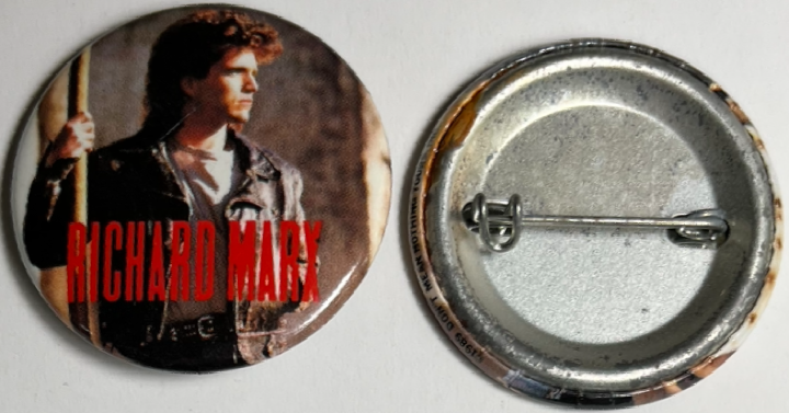 1989 Richard Marx Pinback Button from "Button-Up"