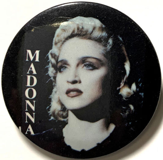 1986 Licensed Madonna Pinback Button from "Button-Up"
