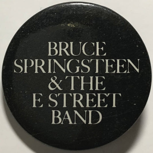 1986 Bruce Springsteen and the E Street Band Pinback Button from "Button-Up"