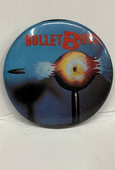 1989 Licensed BulletBoys Pinback Button from "Button-Up"