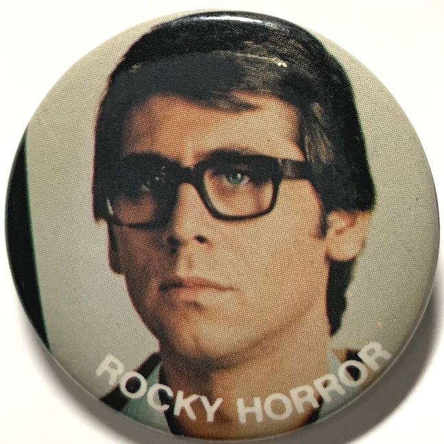 Licensed Rocky Horror Show Pinback - Brad Majors