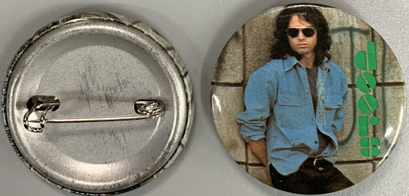 1989 The Doors Jim Morrison Licensed Pinback Button from "Button-Up"