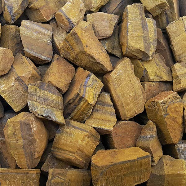 Craftstones - Rough Gold Tigereye: 1-2"