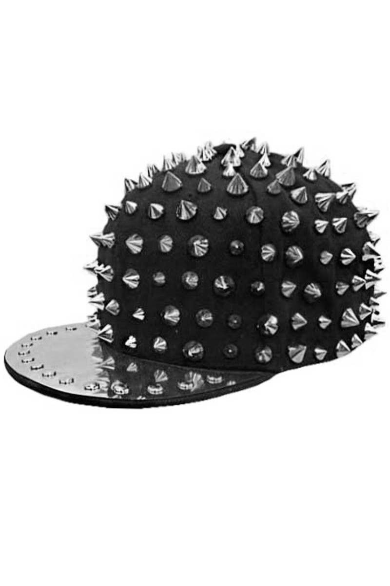 Cap Zone - Punk Rock Heavy Metal Studded Snapback: Black/Gold