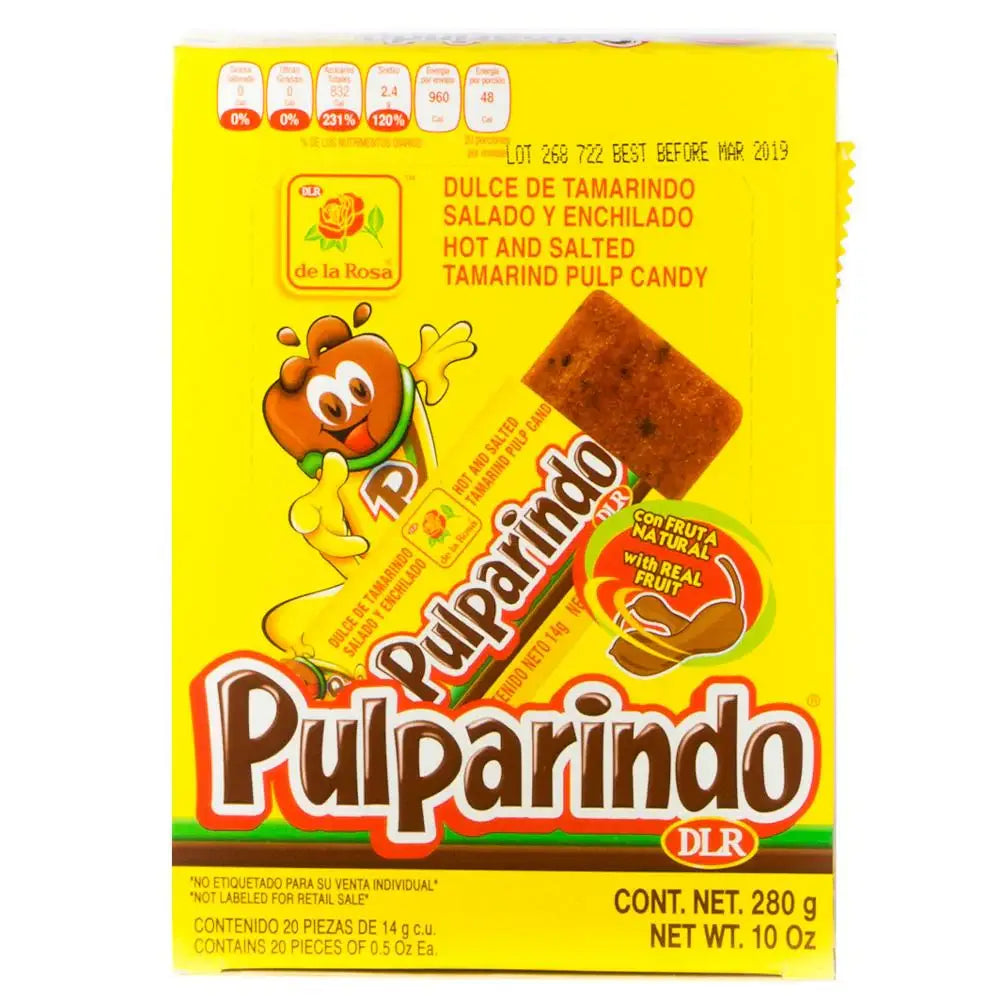 Food Crush Corp - De La Rosa Pulparindo Original Mexican Candy (Case of 20)