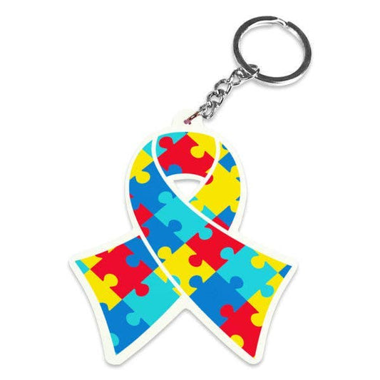 FRIZZALES - Bulk 12pk Autism Awareness Silicone Keychains – Blowout Pric: BG = 12 PCS