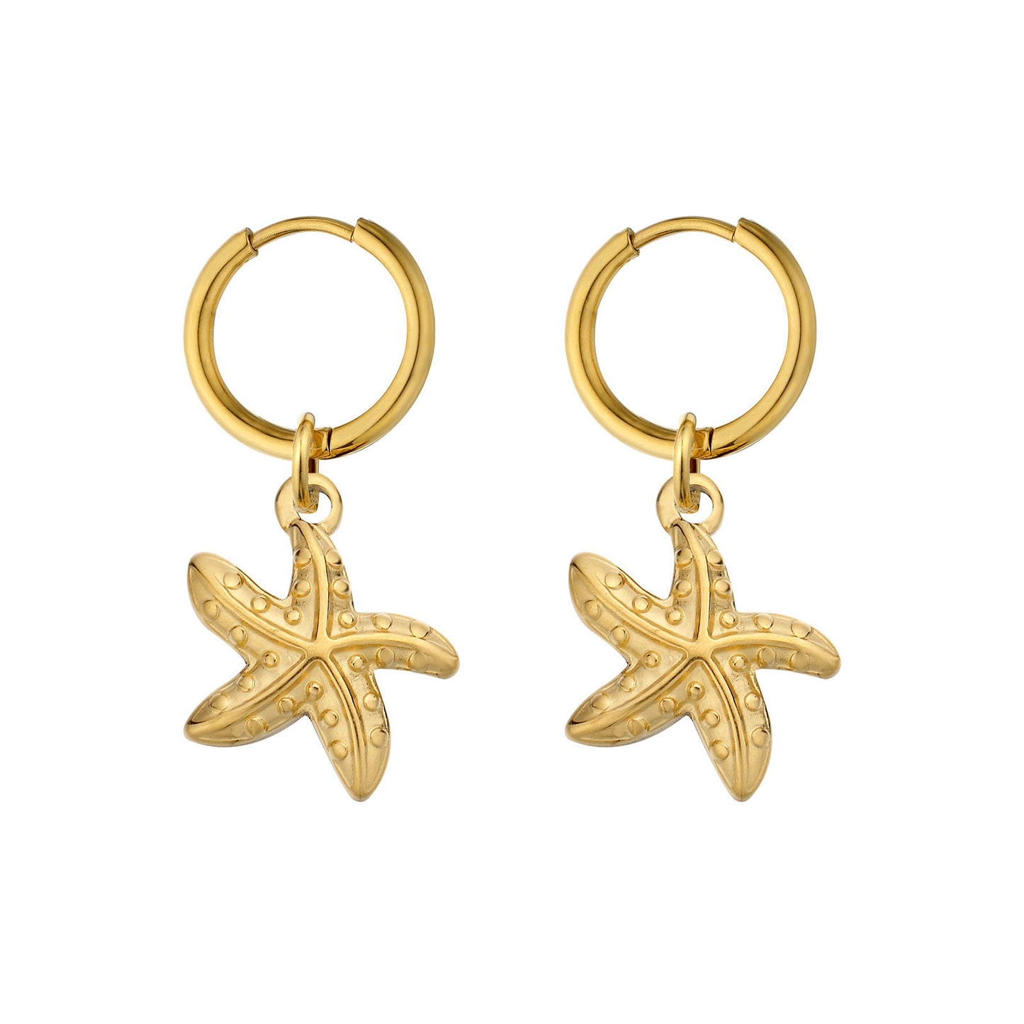 Sun Queen Conch Crab Pincer Earrings