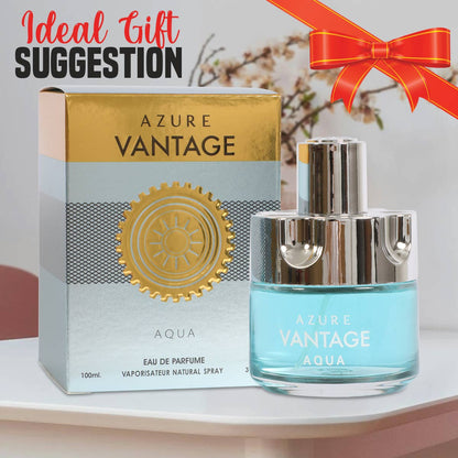 MYS Wholesale Inc - Azure Vantage Aqua Spray Cologne Eau De Parfum For Men