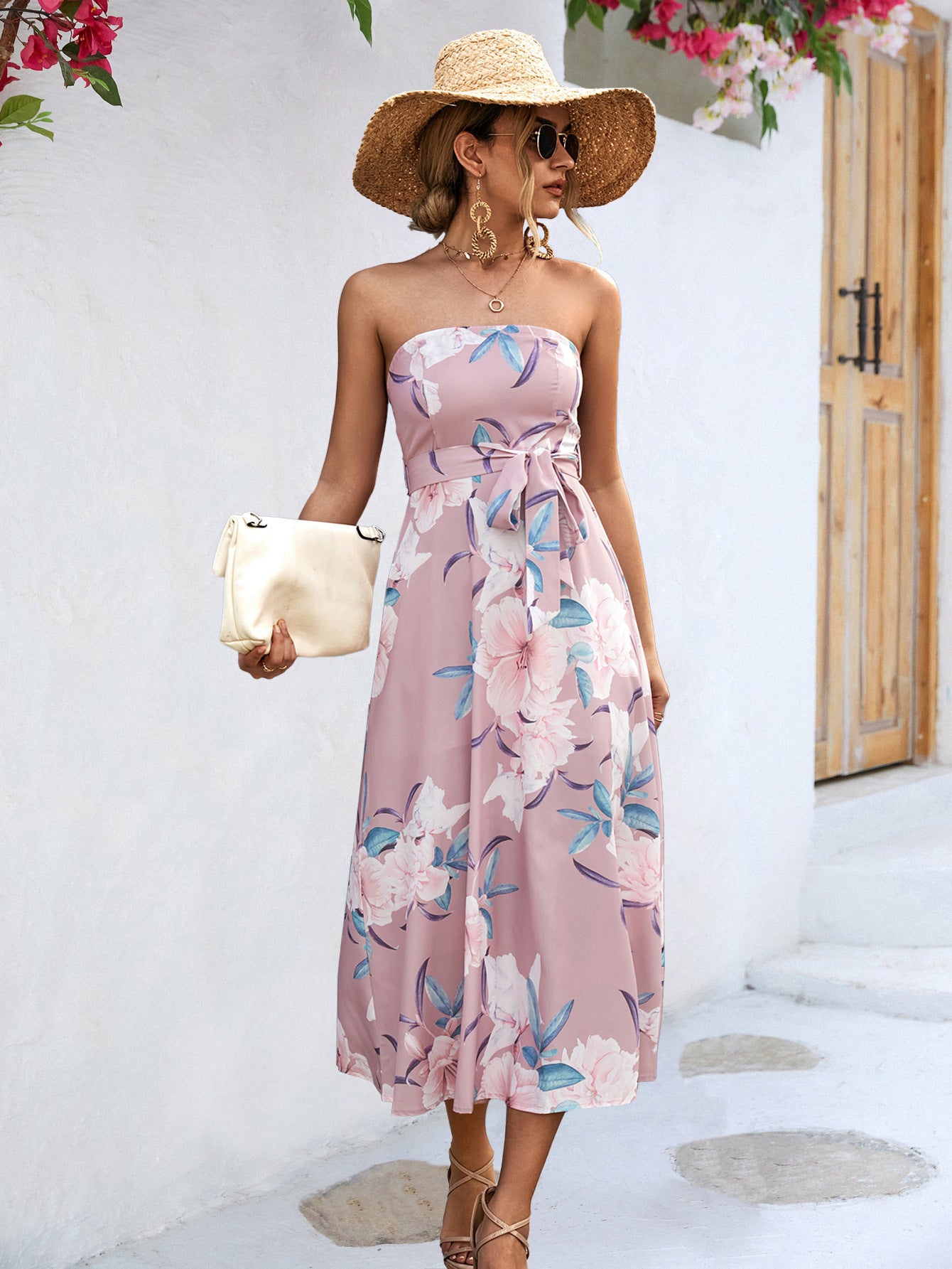 Women's Tube Top Long Dress