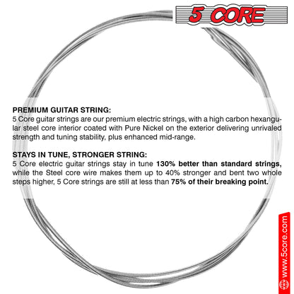 5 Core Inc. - 5Core Electric Guitar Strings Gauge w Deep Bright Tone