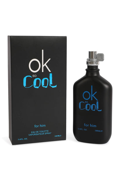 MYS Wholesale Inc - Ok So Cool Black Spray Cologne Eau de Toilette For Him