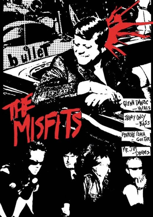 Posters Wholesale - Misfits 24x36 Bullet [EU]: Cardboard Back & Clear Bag