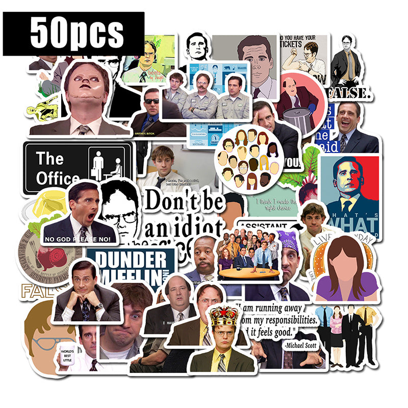 50 Pcs TV Show Office Sticker