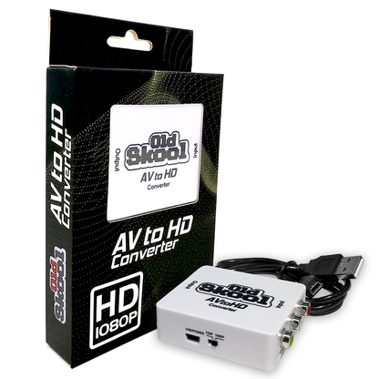 Old Skool - AVtoHDMI Converter: White