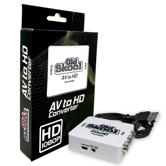 Old Skool - AVtoHDMI Converter: White