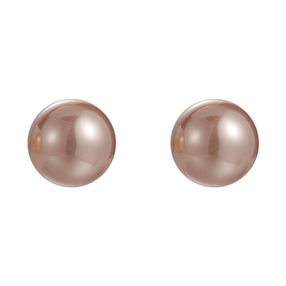 Simple And Light Luxury Fashion Champagne Pearl Earrings