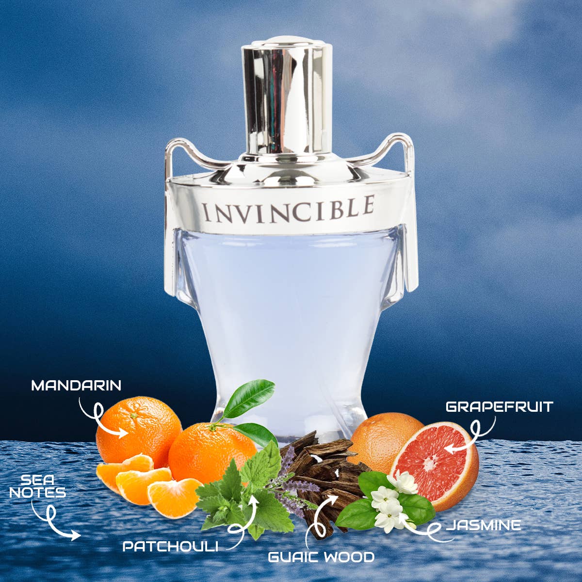 MYS Wholesale Inc - Invincible Spray Cologne Eau de Toilette For Men