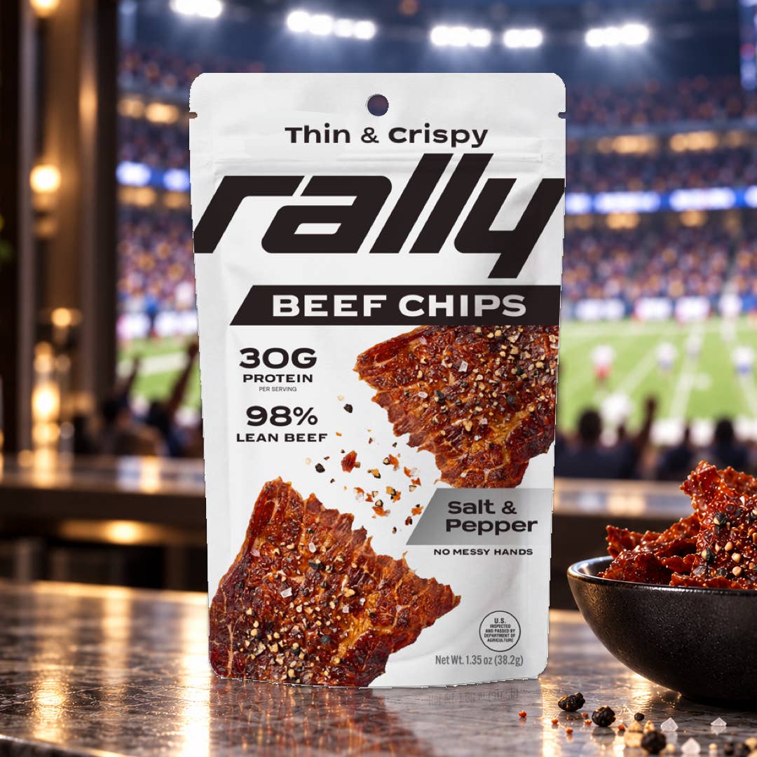 Rally Protein - Rally Beef Chips Salt & Pepper