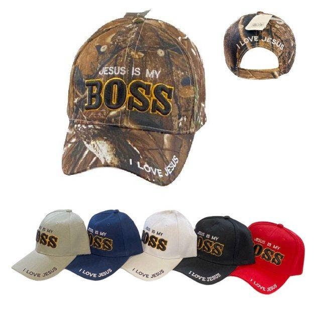 7 Star - JESUS IS MY BOSS Ball Cap