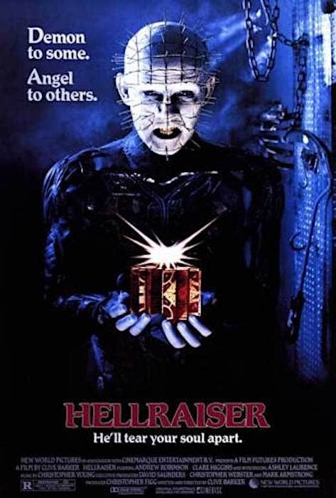 Posters Wholesale - Hellraiser Original Horror Movie Poster One Sheet 24X36: Cardboard Back & ClearBag