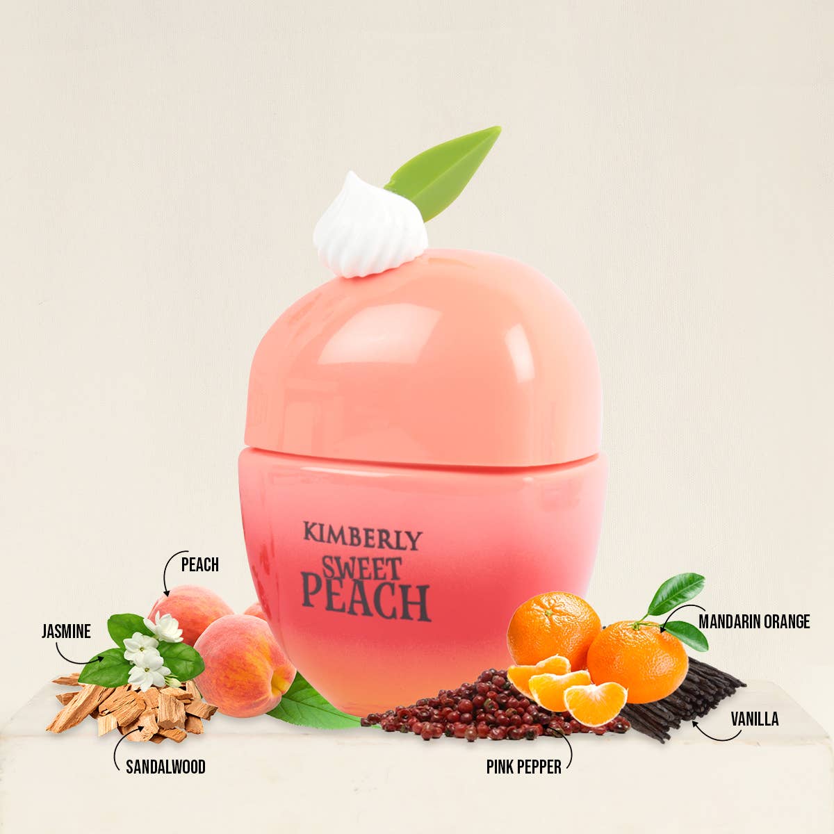 MYS Wholesale Inc - Kimberly Sweet Peach Spray Perfume for Women