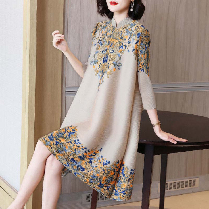 Retro Improved Cheongsam Mid-length Women's Clothing