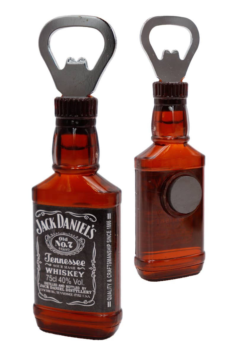 Cap Zone - Mini Whiskey Liquid Filled Magnetic Bottle Opener