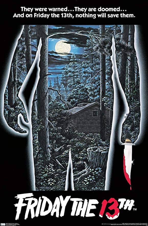 Posters Wholesale - Friday the 13th 24 Hour Nightmare Movie Poster Size 24X36: Cardboard Back & Clear Bag