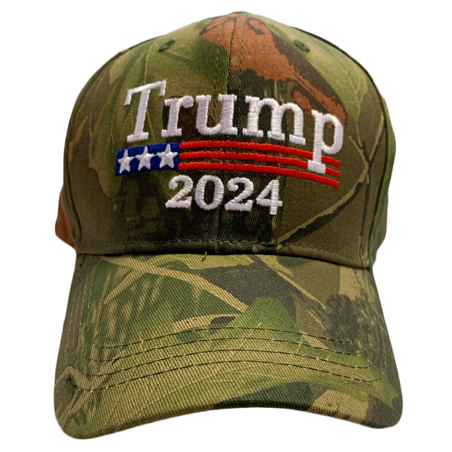 I Love My Freedom - Camo TRUMP 2024 Hat 7158