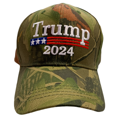 I Love My Freedom - Camo TRUMP 2024 Hat 7158