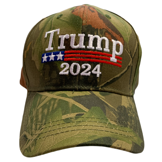 I Love My Freedom - Camo TRUMP 2024 Hat 7158