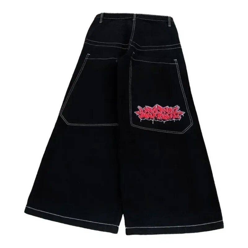 SALINA TRADING INC - Men's Y2K Baggy Jeans Vintage Hip Hop Streetwear: Ocean Blue / XL