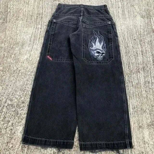 SALINA TRADING INC - Men's Y2K Baggy Jeans Vintage Hip Hop Streetwear: Cobalt Blue / XXL